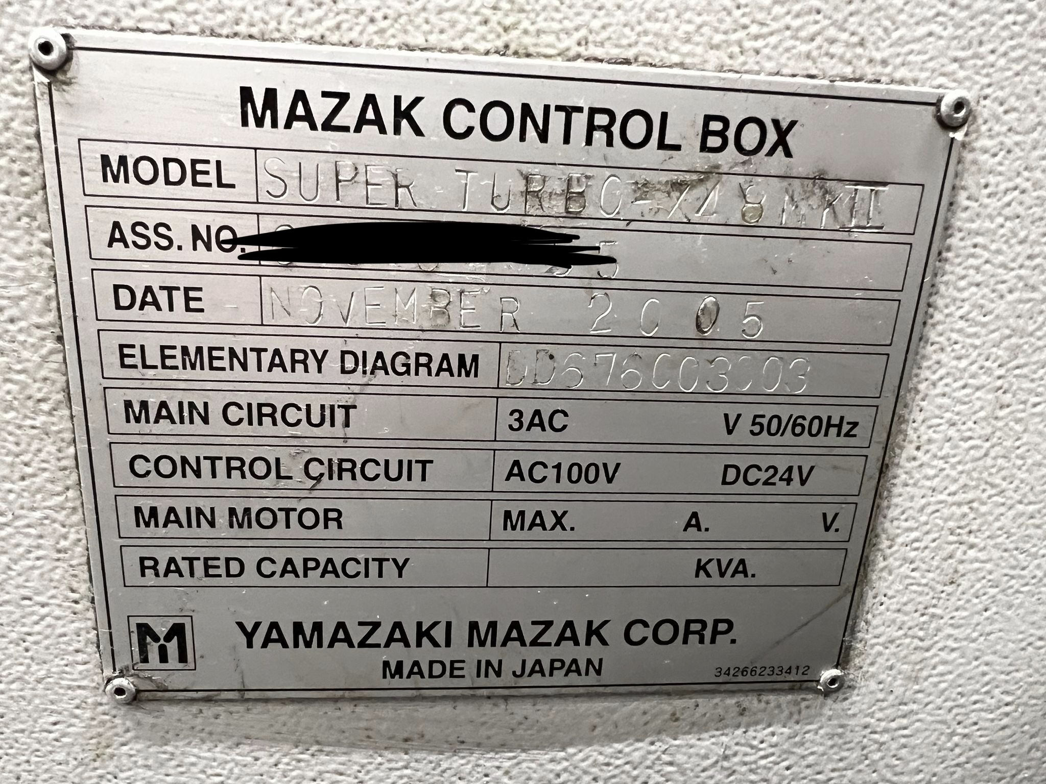 Mazak laser
